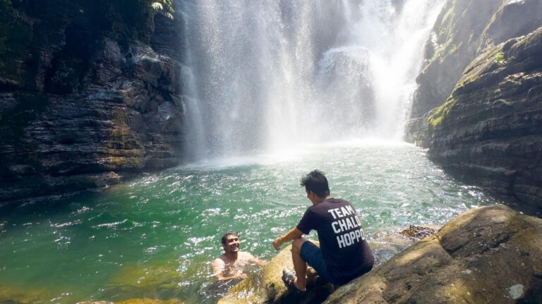 Hidden waterfalls in Pynursla, East Khasi Hills Meghlaya- with river hike
