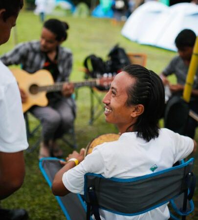 Campsite of campone at Ziro Festival of Music