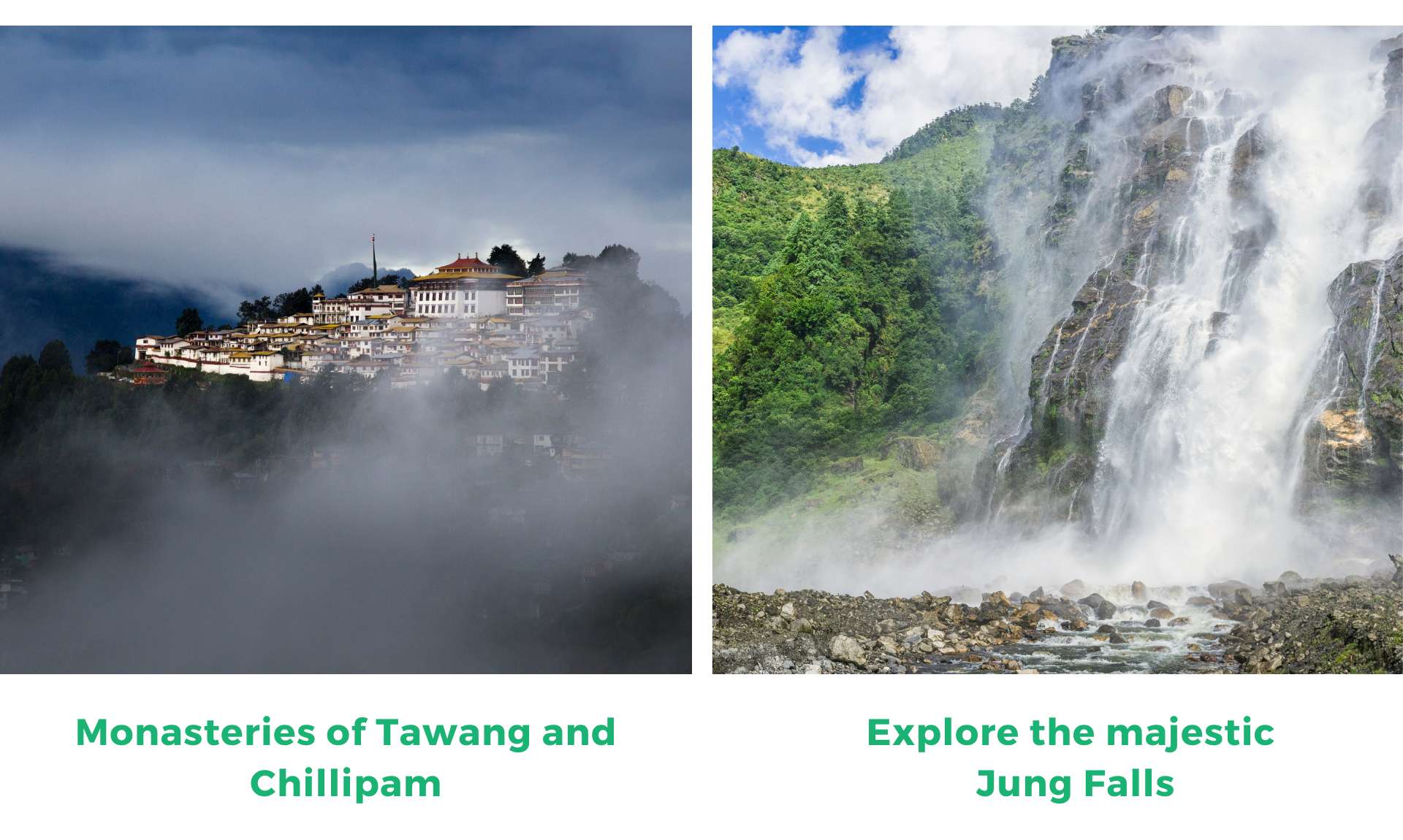 Explore the majestic Jung Falls