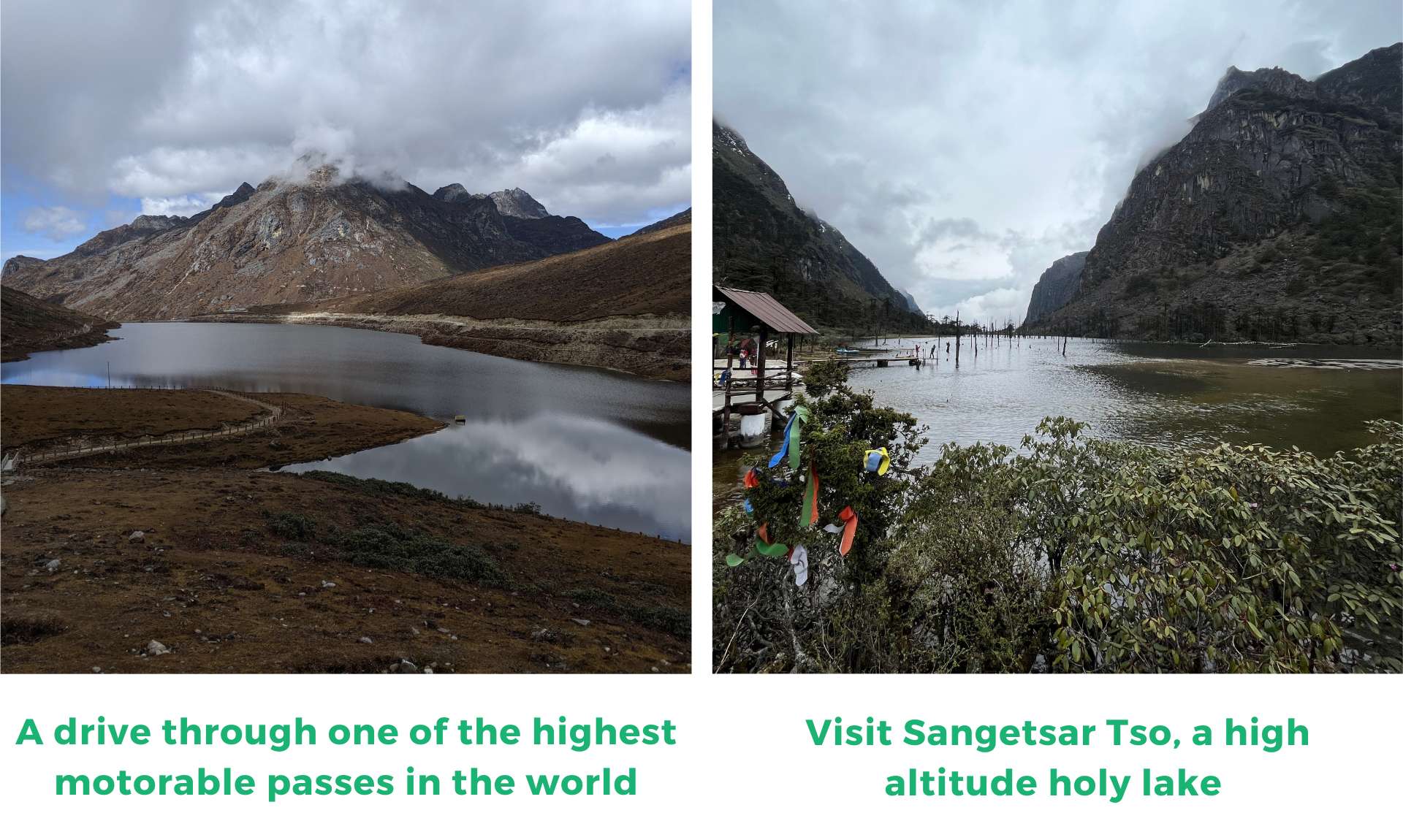 Visit Sangetsar Tso, a high altitude holy lake