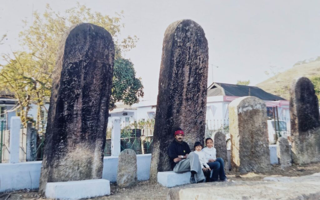 Monoliths in Meghlaya old photo 2004