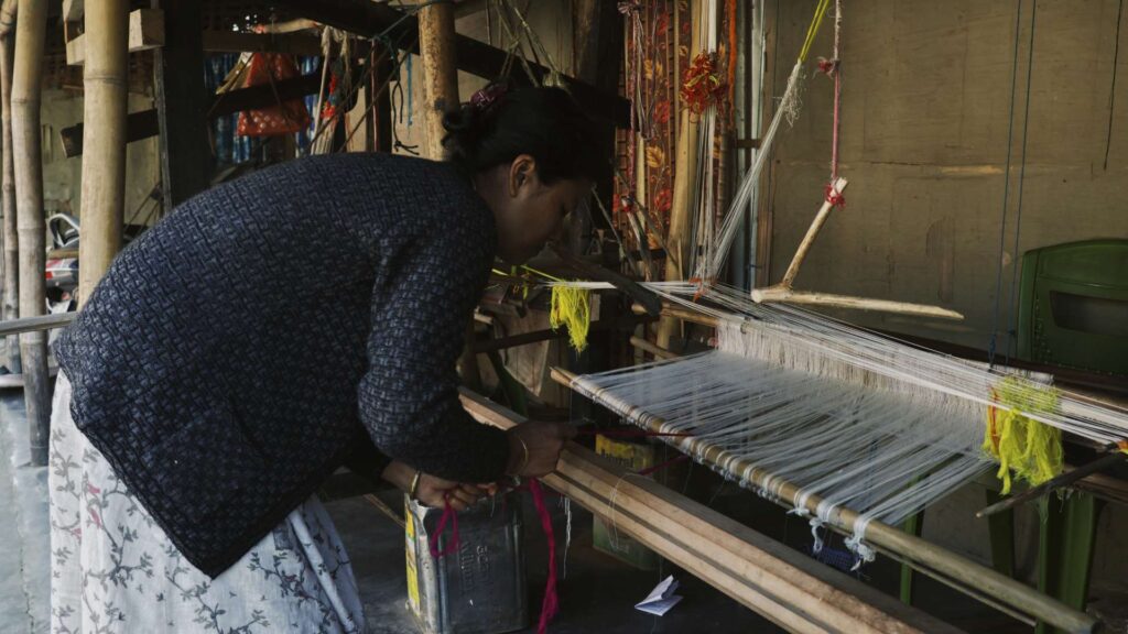 Weaving in Majuli
