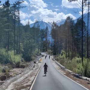 Cover photo- Cycling in Dri Valley