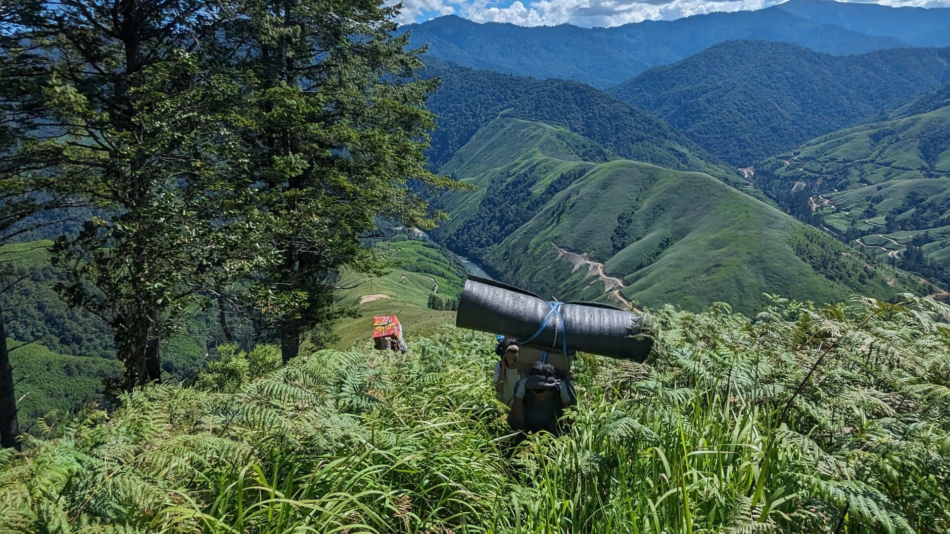 Trekking through mountain landscapes and forests in Arunachal Pradesh