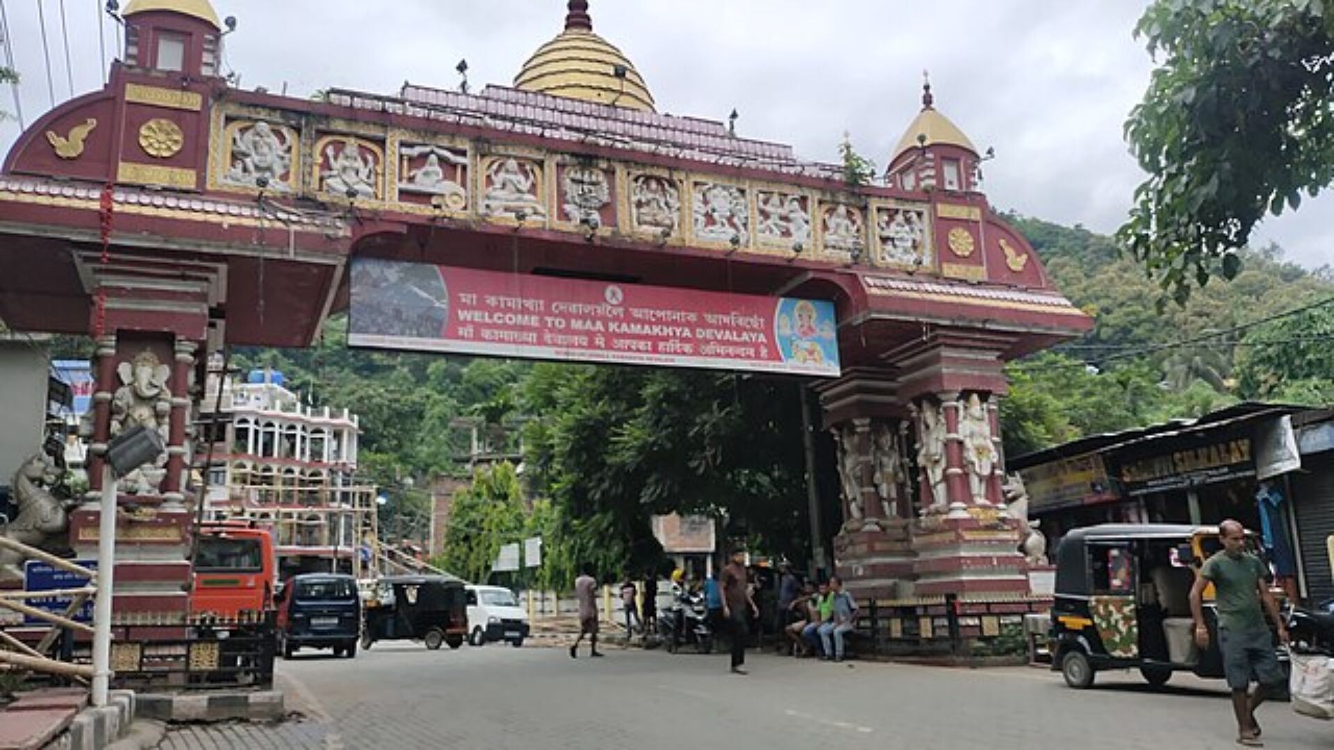 Kamakhya Temple in Guwahati, Assam, a popular pilgrimage destination
