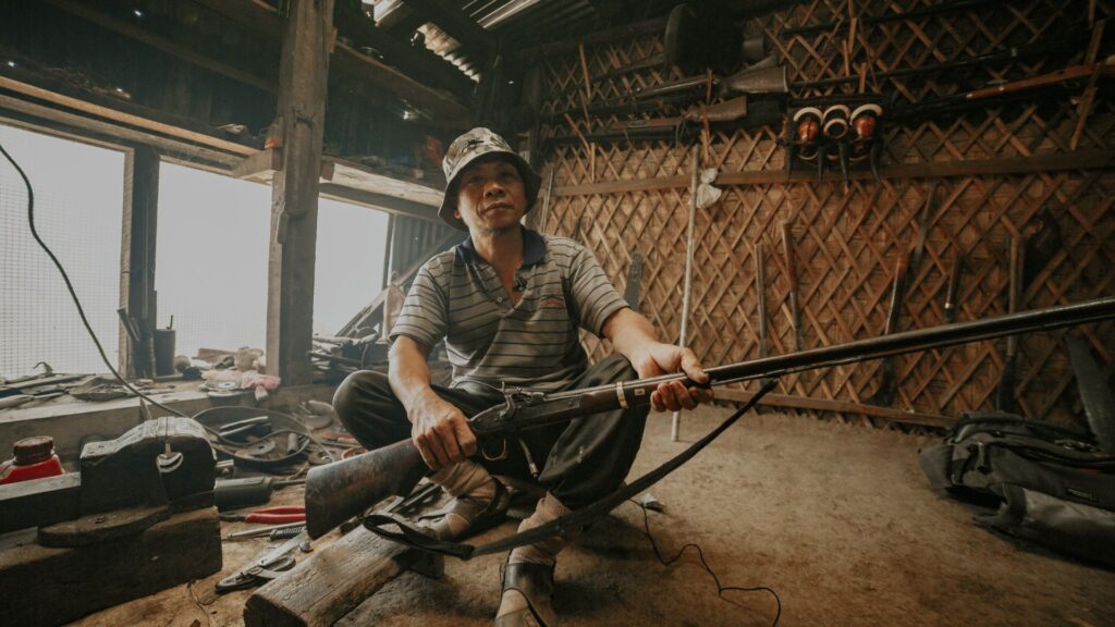 Cultural life in Longwa village in Nagaland