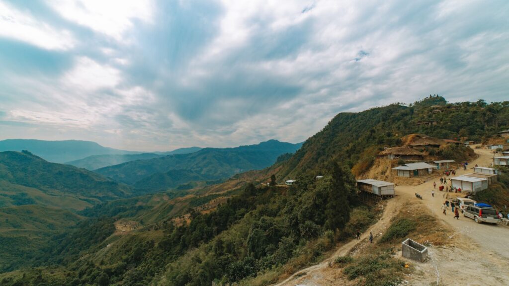 Scenic view at longwa