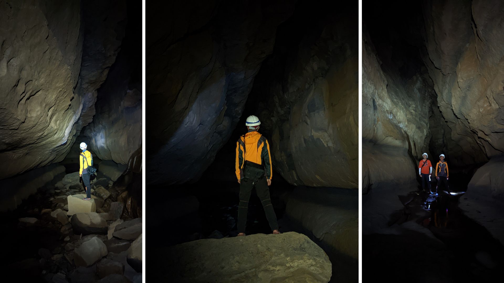 Exploring Krem Mawpun cave in Meghalaya