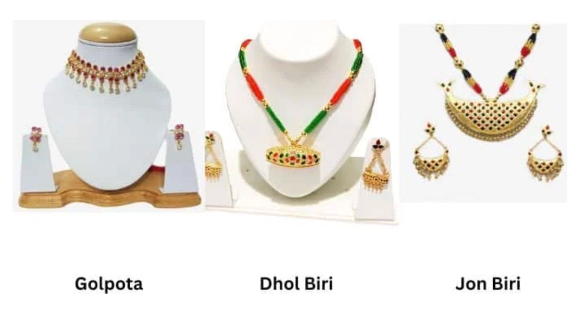 Traditional Assamese jewellery and gold ornaments