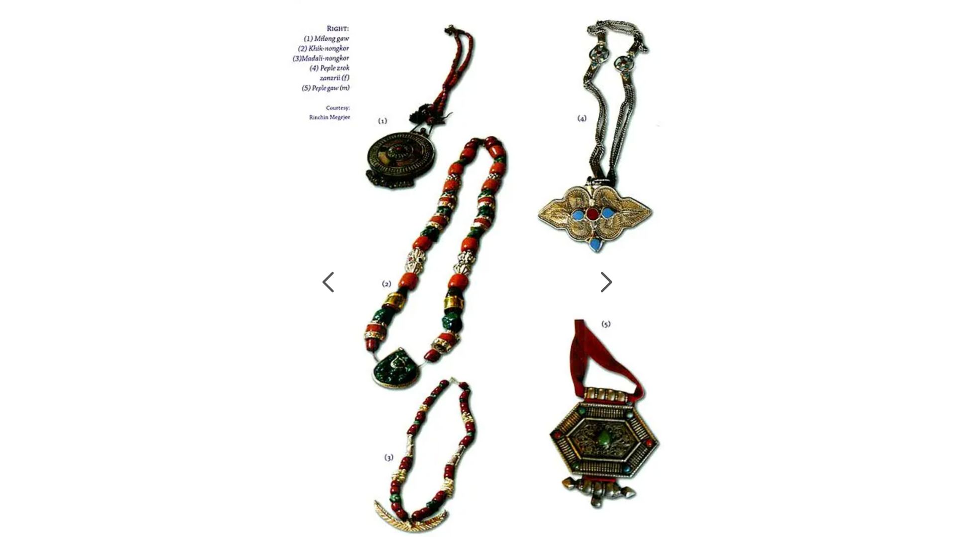 Traditional bead and brass jewellery of Arunachal Pradesh