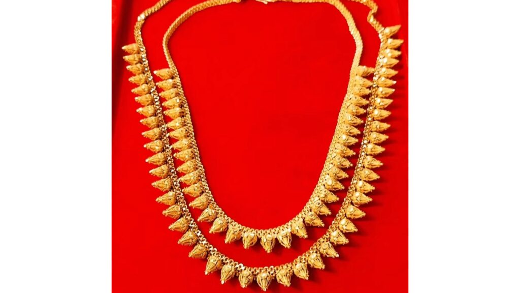 Traditional Assamese gold necklace