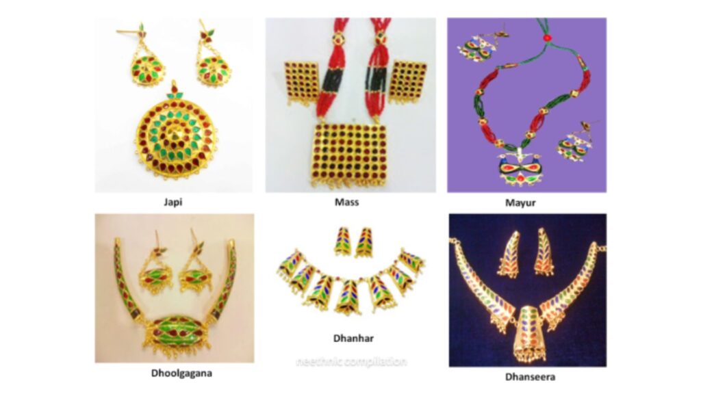 Assamese enamel jewellery