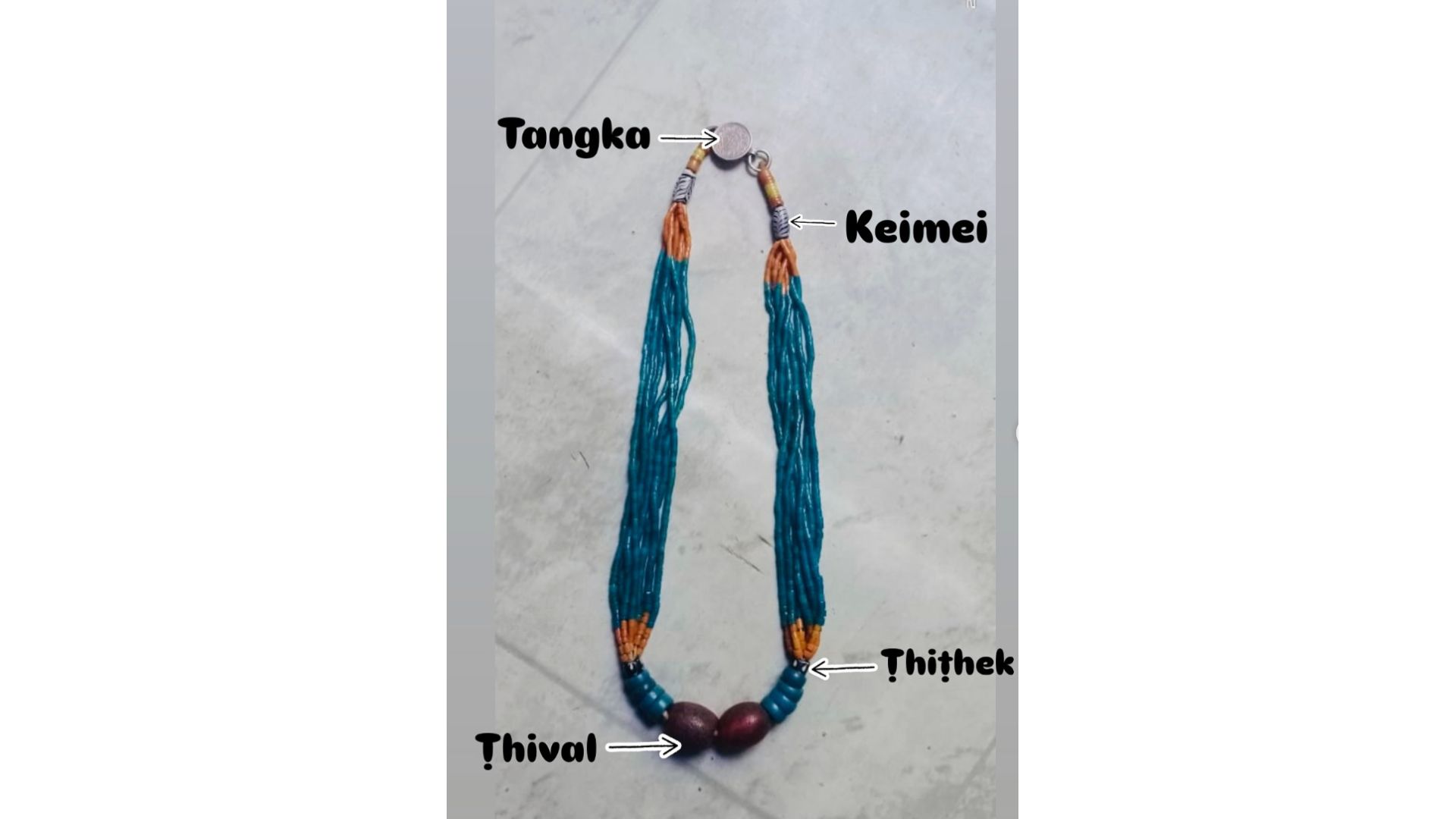 Traditional Mizo jewellery and bead ornaments