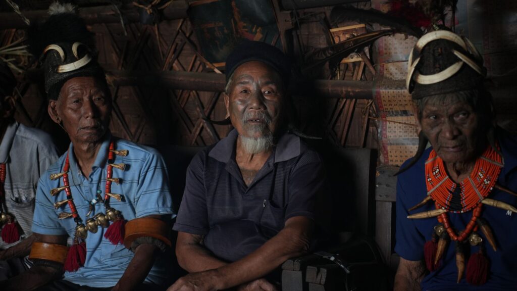 Tattooed Konyak elders