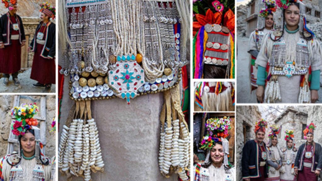 Ceremonial clothing among the Brokpas