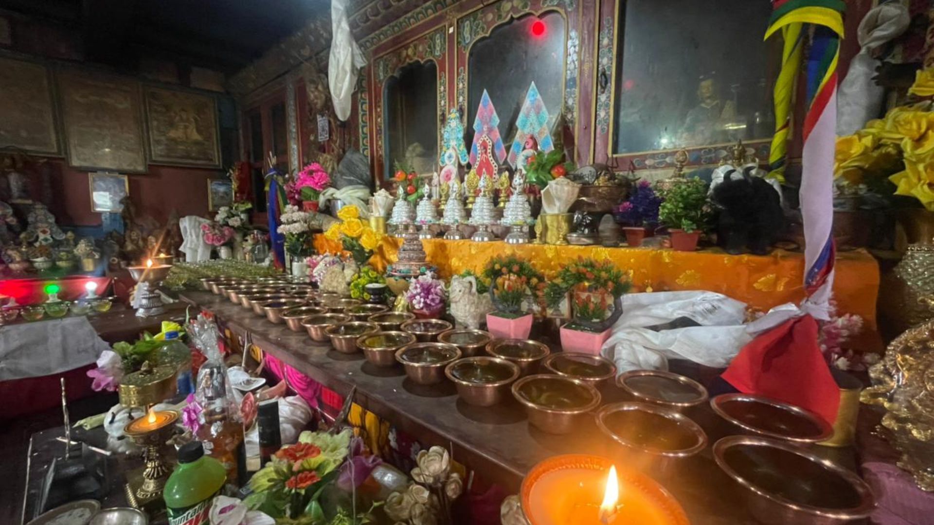 Prayer room at lumpo heritage village