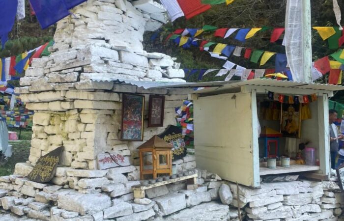 Praying place at khinzamane