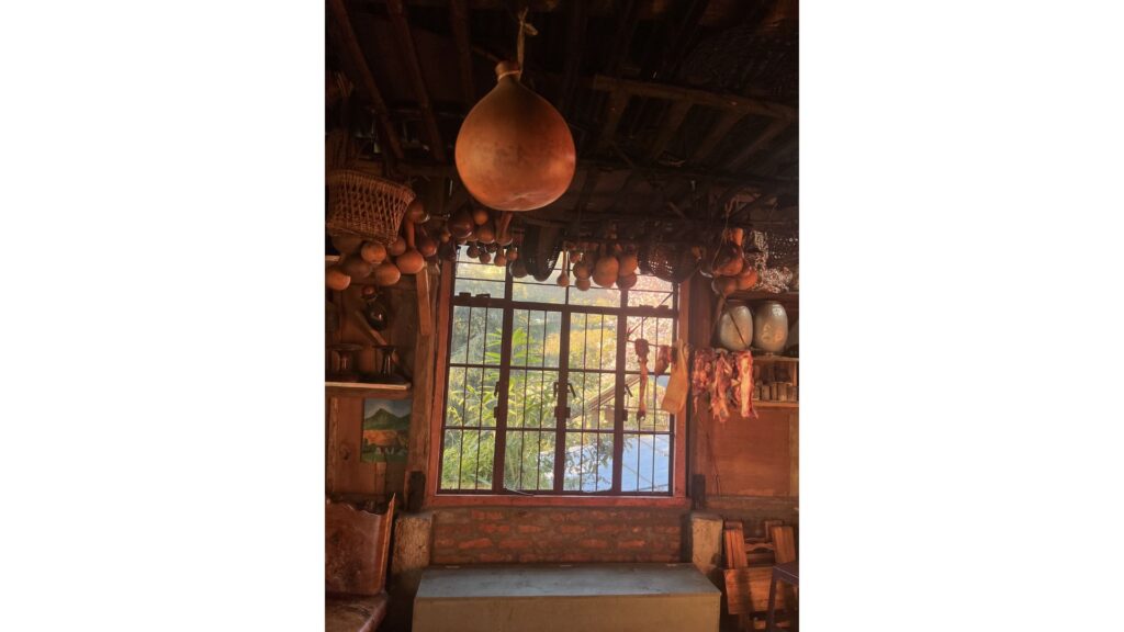 Traditional Naga kitchen interior