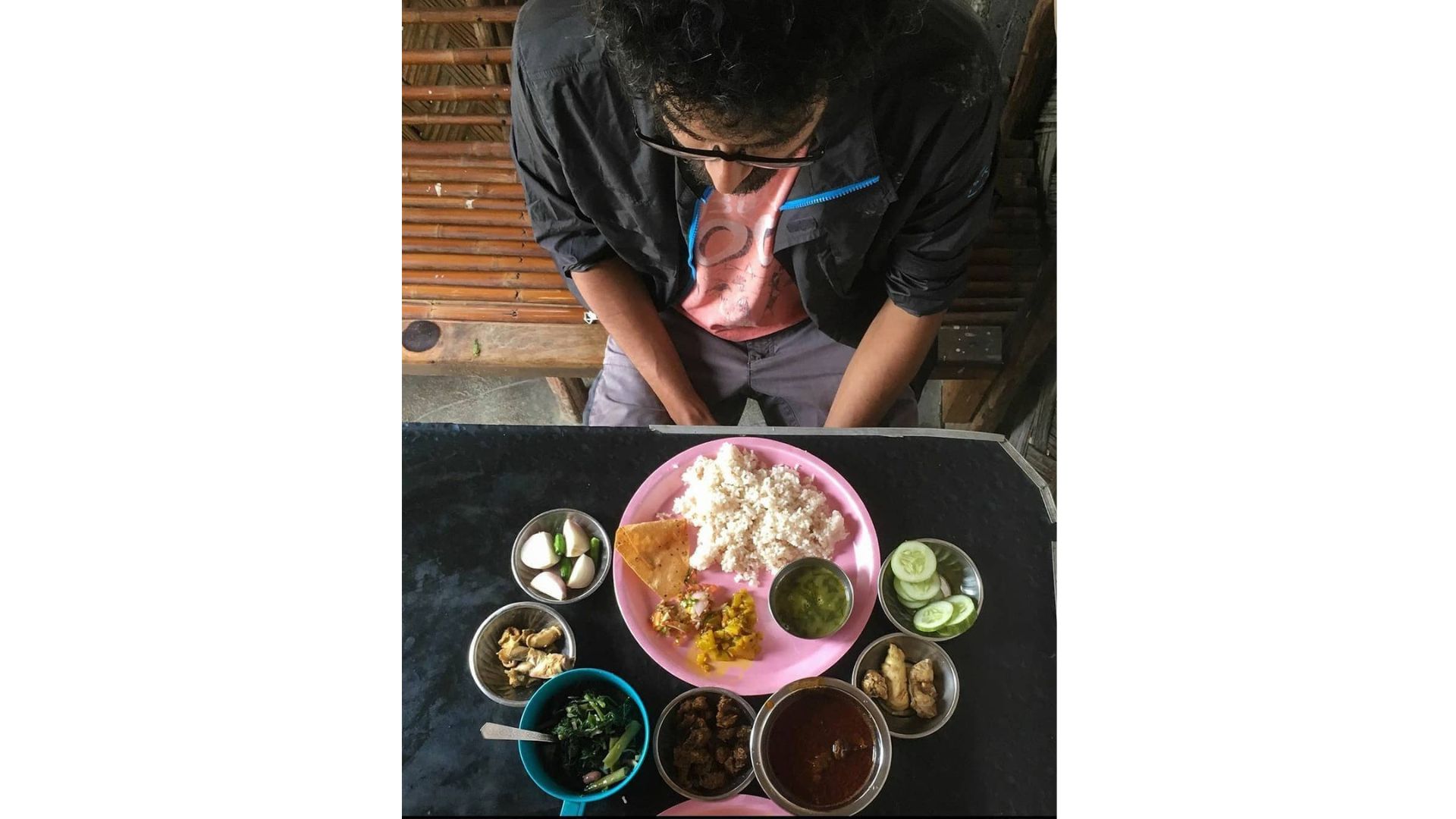 Traditional Apatani meal showcasing the food culture of Arunachal Pradesh