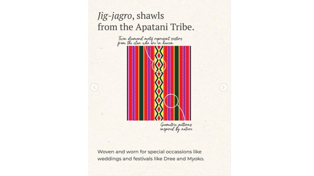 Shawls from the Apatani Tribe