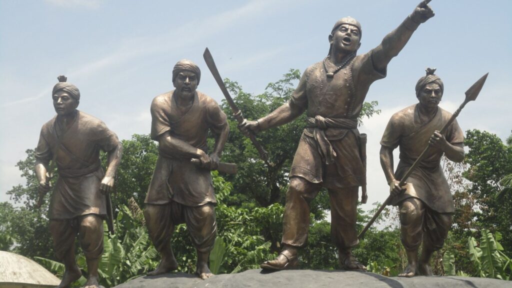 Lachit Borphukan war memorial statues