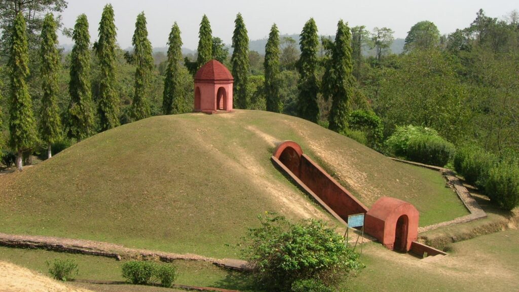 Charaideo Maidam of Ahom Kings at Charaideo in Sivasagar