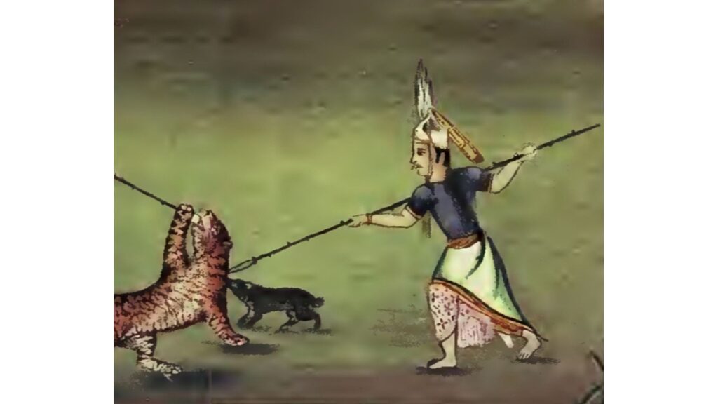 Illustration of Pakhangba legend