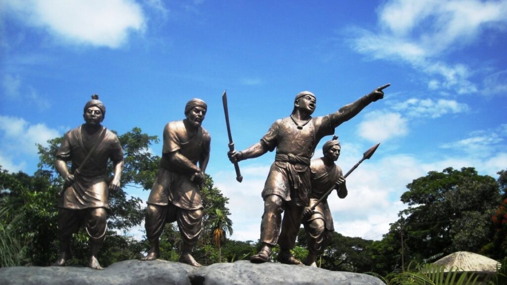 Lachit Borphukan war memorial statues