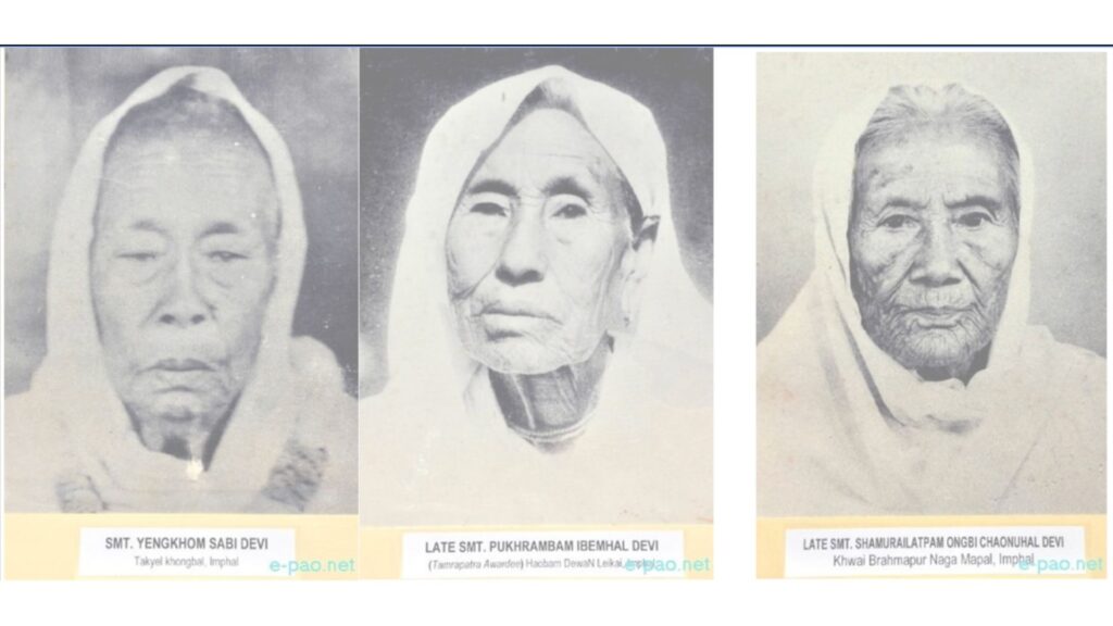 Portraits of Nupi Lan women leaders