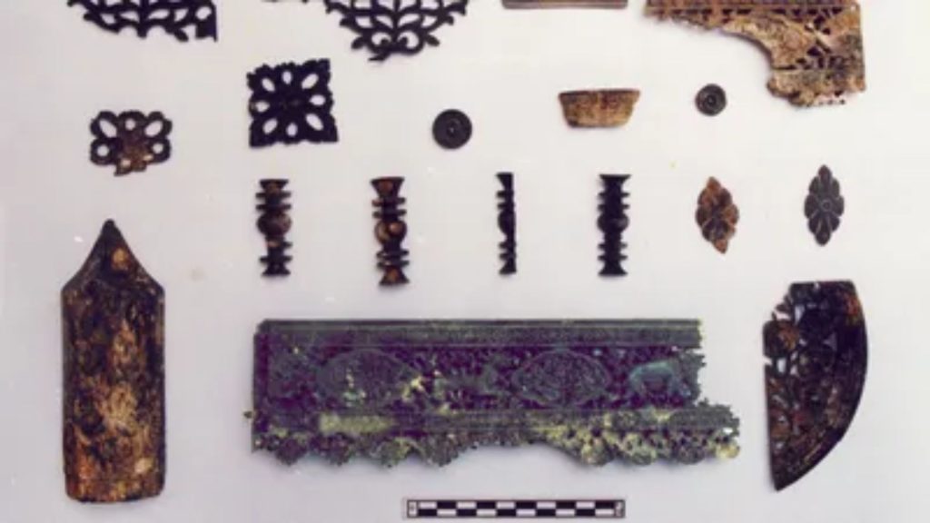 Excavated artefacts from Ahom moidam