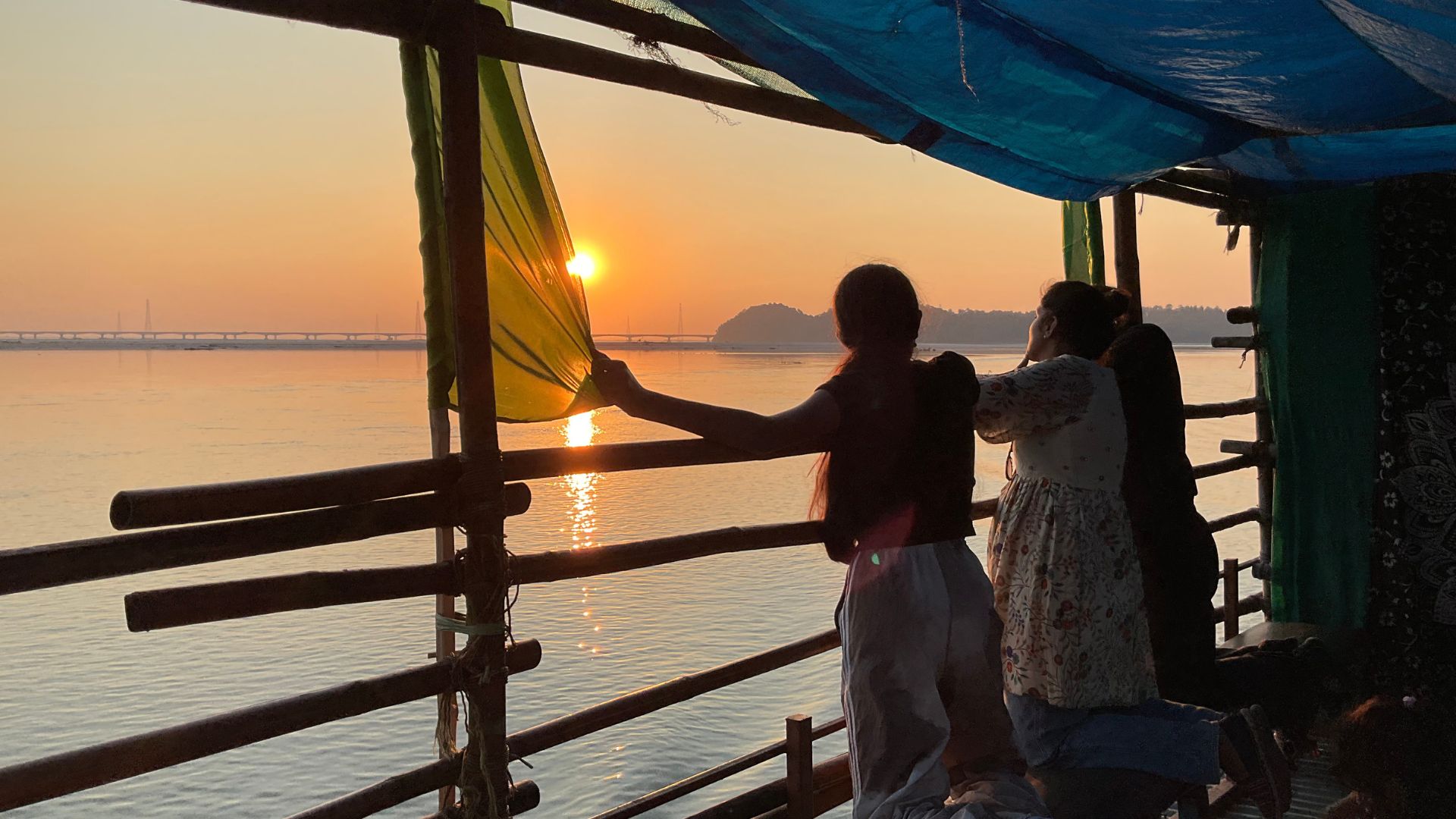 Bhramaputra River Sunset